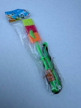 45 LED slingshot flying toy light-up helicopter finger rock New LOT.